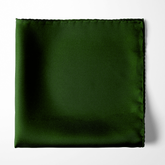 THE SOLID GREEN SILK POCKET SQUARE